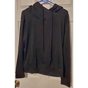 Outlaw Black Hoodie Womens Sz L Large Sweatshirt